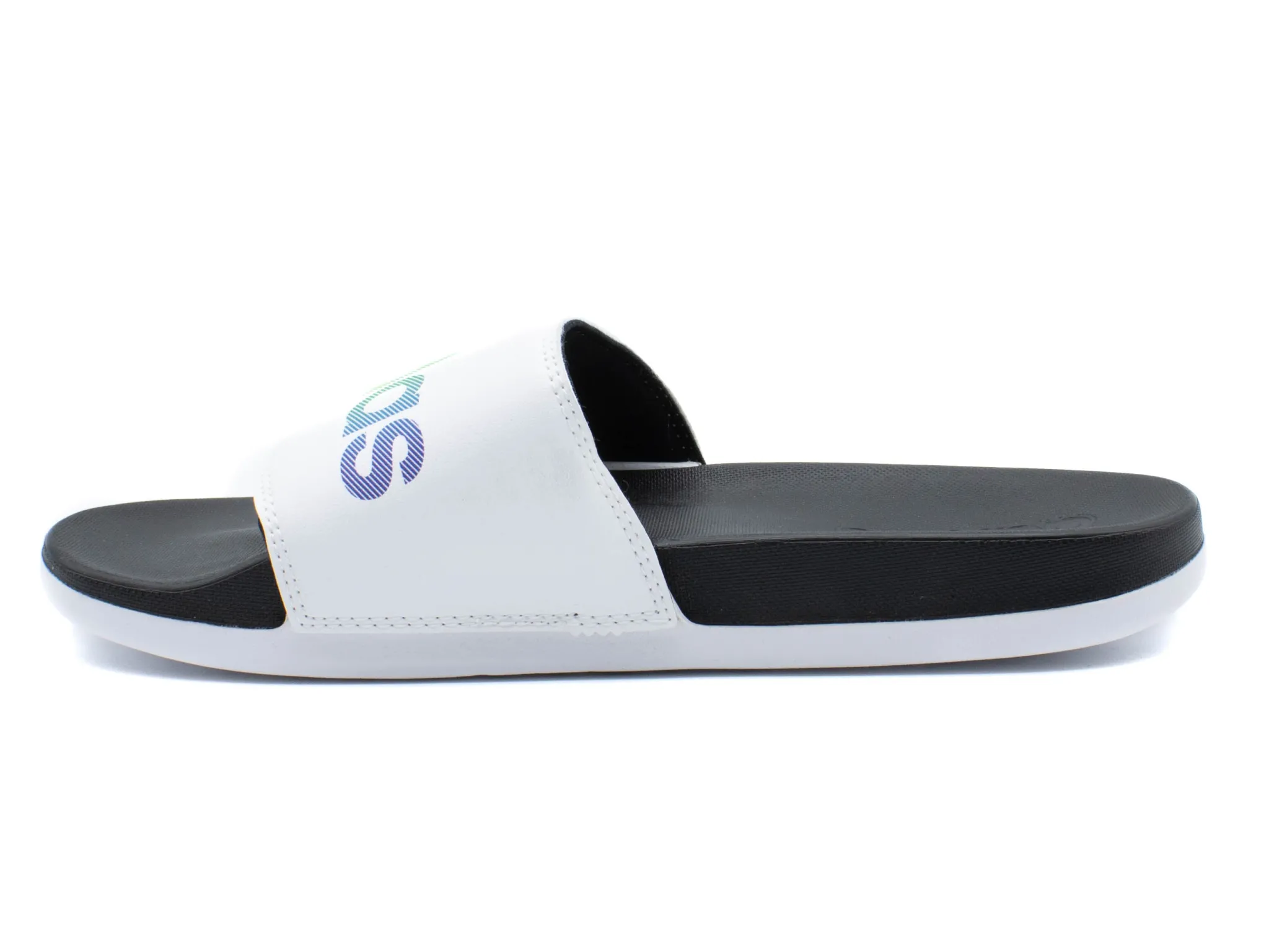Sport|ADIDAS Adilette Comfort Pride Slide Sandal BKWHT