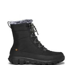 Winter Boots|Winter Boots|BOGS CEDAR QUILT LACE BLACK