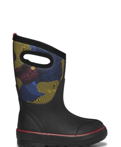 Winter Boots|BOGS CLASSIC II - WARPED STRIPES BLACK