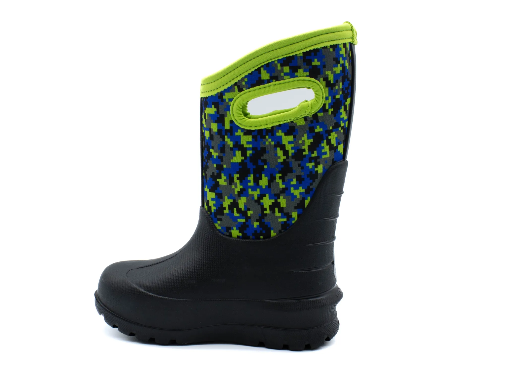 Winter Boots|BOGS Neo-Classic Digital Maze Snow Boot BLACK
