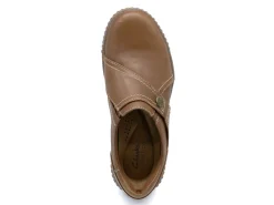 Casual|CLARKS Carleigh Pearl Slip On DKTAN