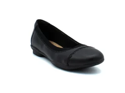 Dress|Dress Casual|CLARKS Sara Bay Flat BLACK