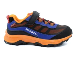 Athletic|MERRELL Big Kid's Moab Speed Low A/C Waterproof NAVY