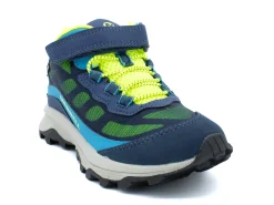 Athletic|MERRELL Big Kid's Moab Speed Mid A/C Waterproof NAVY