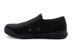 Non Slip|NUNN BUSH TOUR WORK  PLAIN TOE SLIP ON BLACK