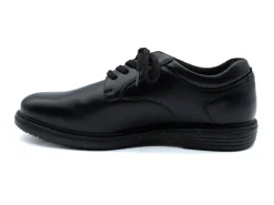 Non Slip|NUNN BUSH Wade Work Plain Toe Oxford BLACK