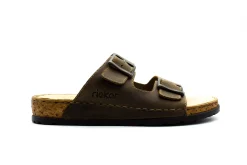 Casual|RIEKER Mule TABAK