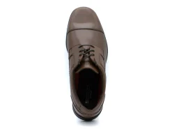 Dress|Dress|ROCKPORT TAYLOR WATERPROOF CAP TOE OXFORD TAN