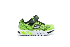 Athletic|SKECHERS Boys Flex Glow Elite LIME