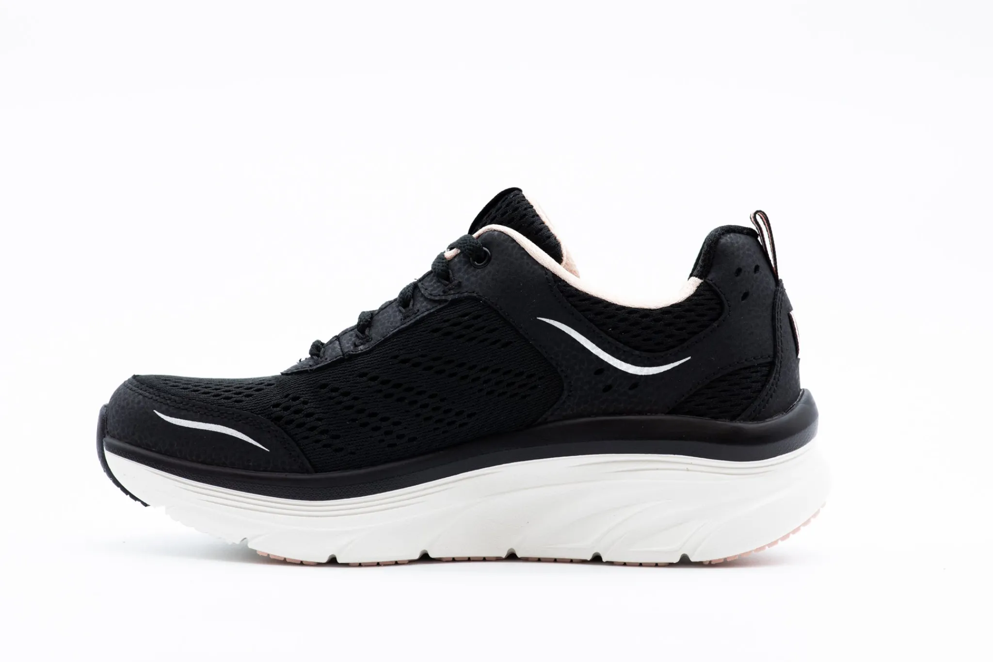 Athletic|SKECHERS D'Lux Walker Infinite Motion BKPNK