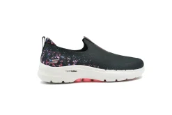 Athletic|SKECHERS GO WALK - Floral Sunrise BLACK