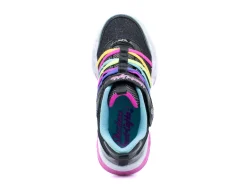Athletic|SKECHERS Heart Lights Light Up BLACK