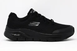 Athletic|SKECHERS Mens Arch Fit - Wide Fit BLACK