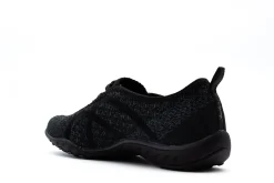 Casual|SKECHERS Relaxed Fit: Breathe Easy - Fortune-Knit BLACK