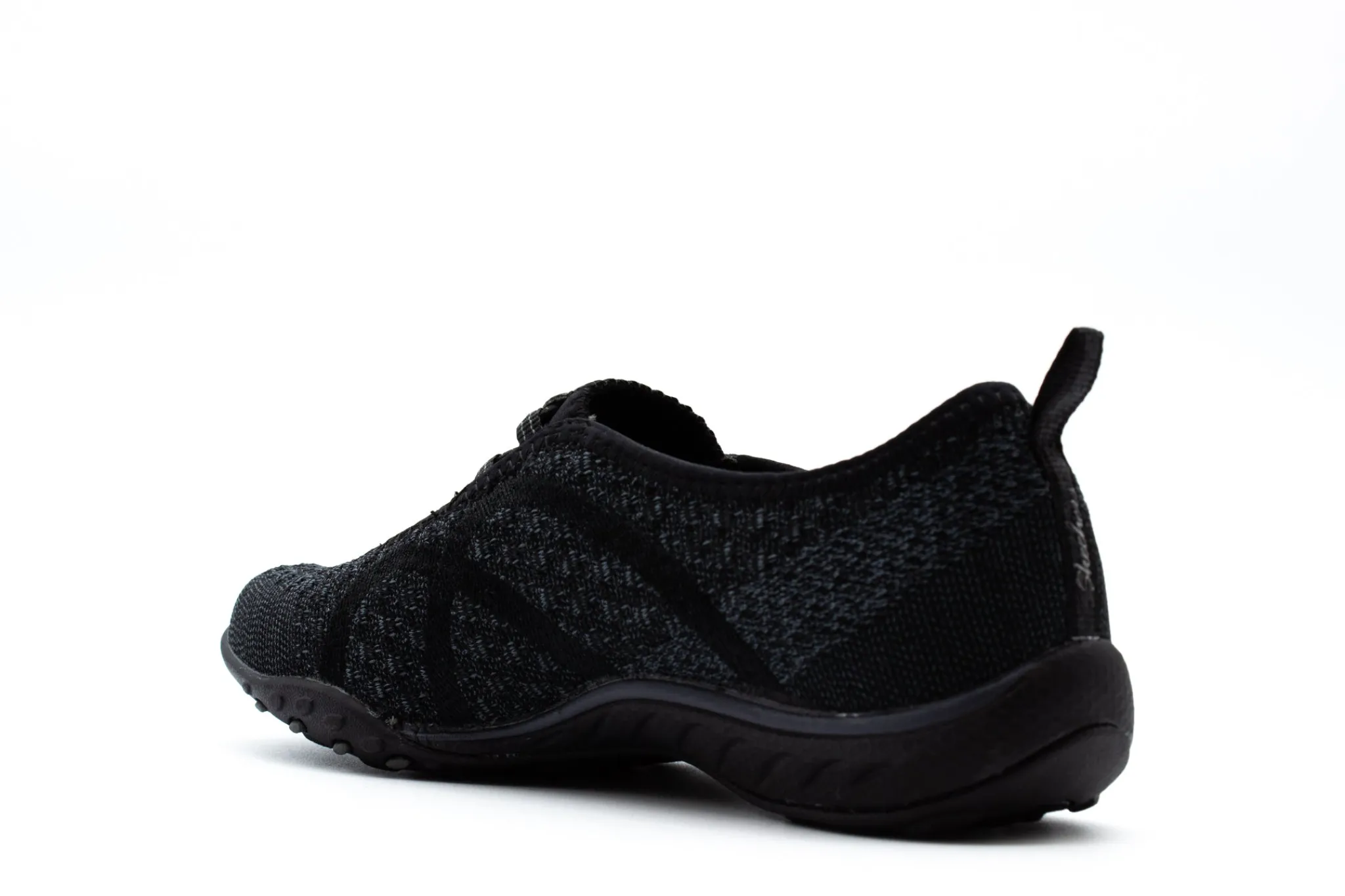 Casual|SKECHERS Relaxed Fit: Breathe Easy - Fortune-Knit BLACK