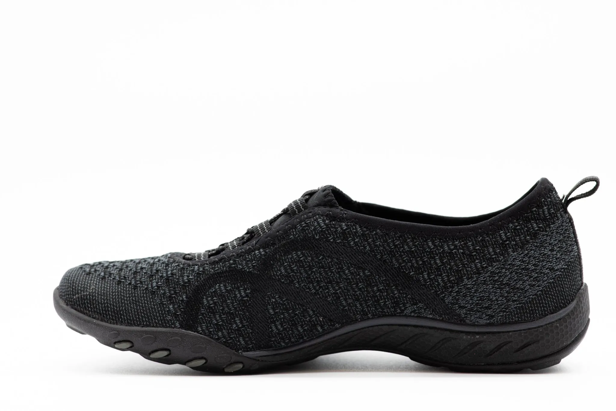 Casual|SKECHERS Relaxed Fit: Breathe Easy - Fortune-Knit BLACK