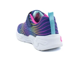 Athletic|SKECHERS S Lights: Wavy Beams NAVY