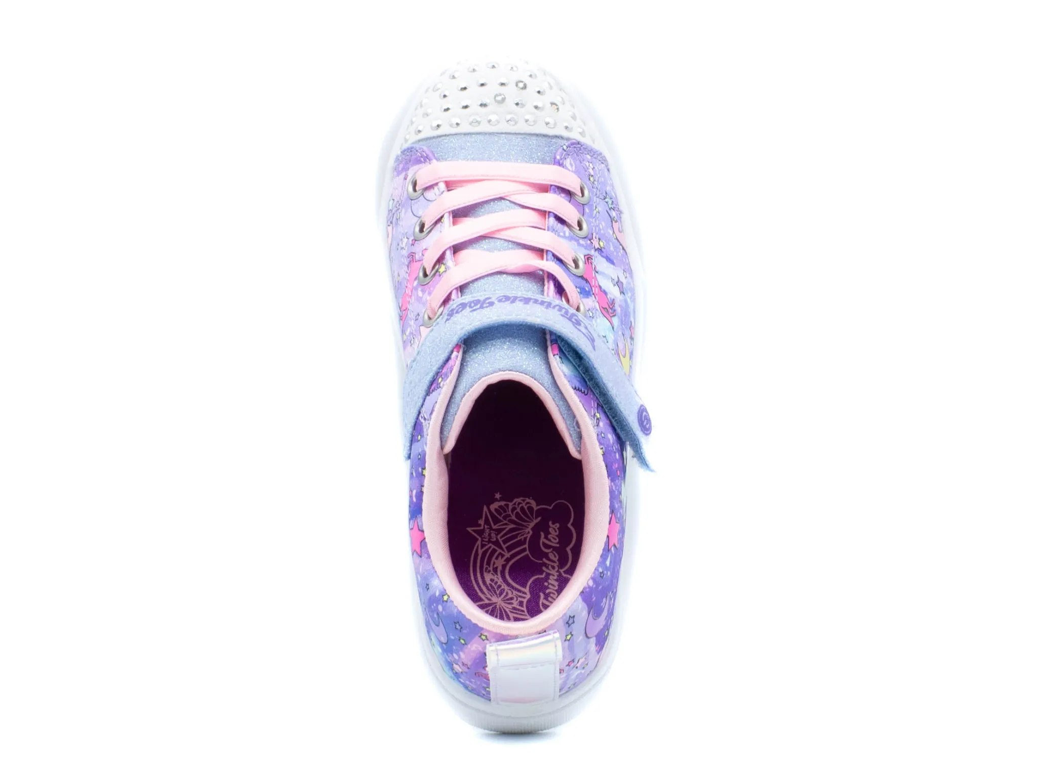 Athletic|SKECHERS Twinkle Toes Light Up PURPL