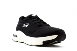 Athletic|SKECHERS WOMEN'S ARCH FIT - SUNNY OUTLOOK ATHLETIC SHOES BKWHT