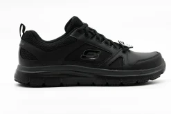 Non Slip|SKECHERS Work Relaxed Fit: Flex Advantage Slip Resistant BLK