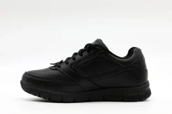 Non Slip|SKECHERS Work Relaxed Fit: Nampa - Wyola Slip Resistant BLACK