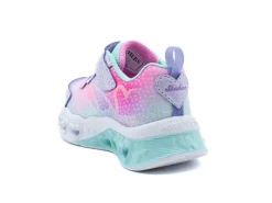 Athletic|SKECHERS Youth Girl's Flutter Heart Lights - Simply Love Sneaker LVNDR
