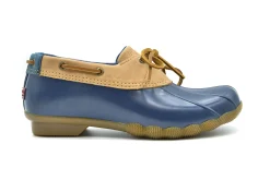 Rainwear|SPERRY Saltwater -Eye Leather Duck Boot TAN