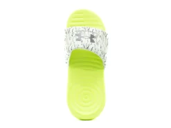 Sport|UNDER ARMOUR Ansa Fixed Strap Slides LIME