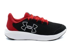 Athletic|UNDER ARMOUR Charged Pursuit Big Logo Running Shoes BLACK