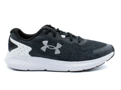 Athletic|UNDER ARMOUR Charged Rogue Men's Knit Running Shoes BKWHT